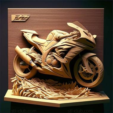 3D model Kawasaki ZZR1100 (STL)